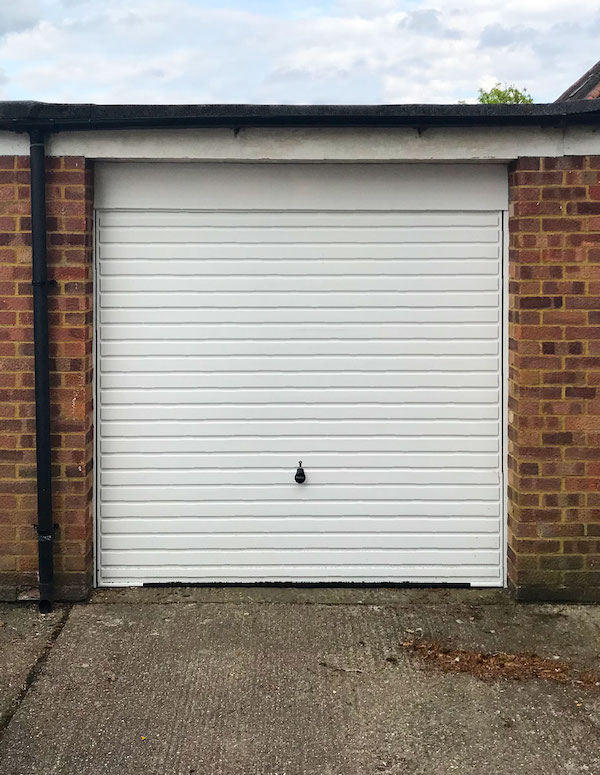 Hormann 2002 Horizontal Ribbed Steel Garage Door