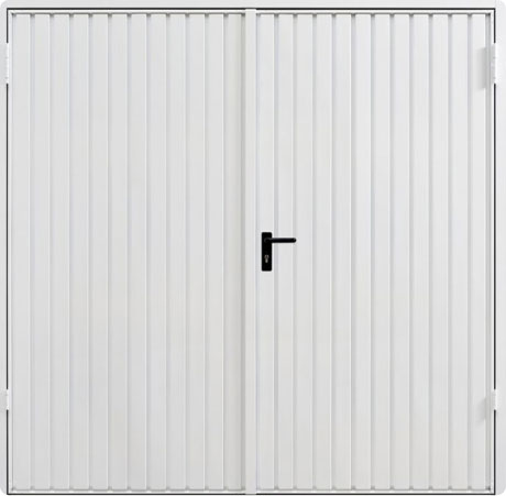 side hinged vertical