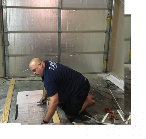 working with garage